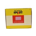 School Smart Block Erasers, Large, Pink, Pack of 40 PK SS000783
